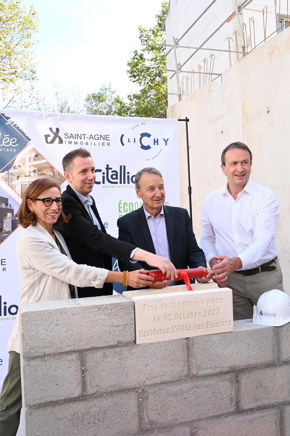 Le chantier de la future résidence de l’Allée des Peintres à Clichy-la-Garenne est officiellement lancé !